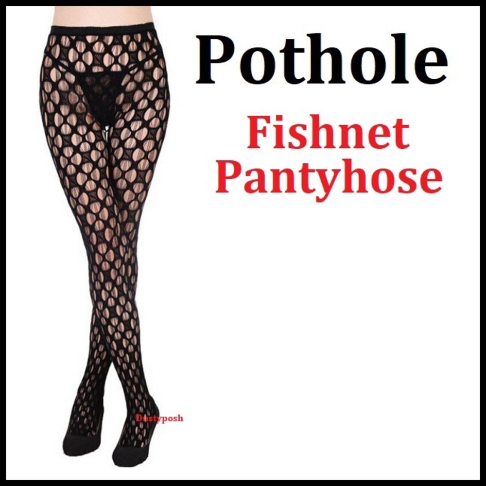 Sexy Fishnet Lace Pothole Pantyhose Tights Nylons